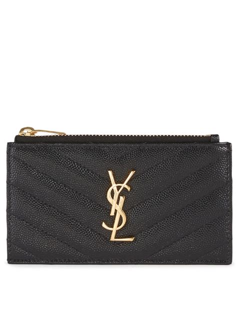 ysl men cardholder|ysl card holder with zipper.